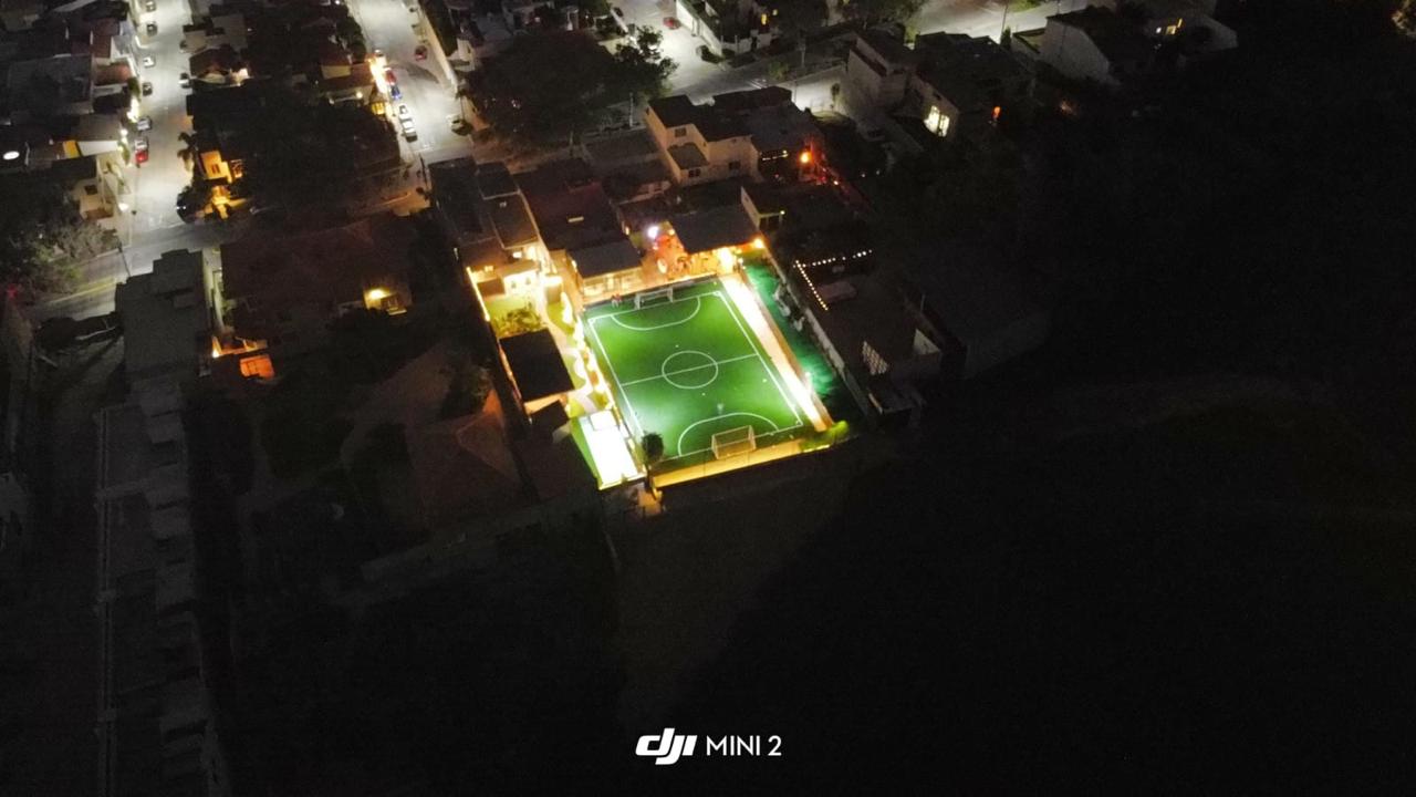 Vista cancha de futbol
